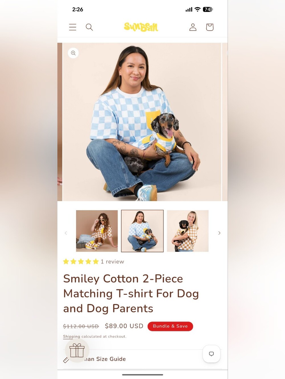 Matching Human And Dog Shirts!!!
